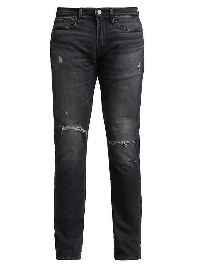 Mens LHomme Skinny Mid-Rise Jeans Product Image