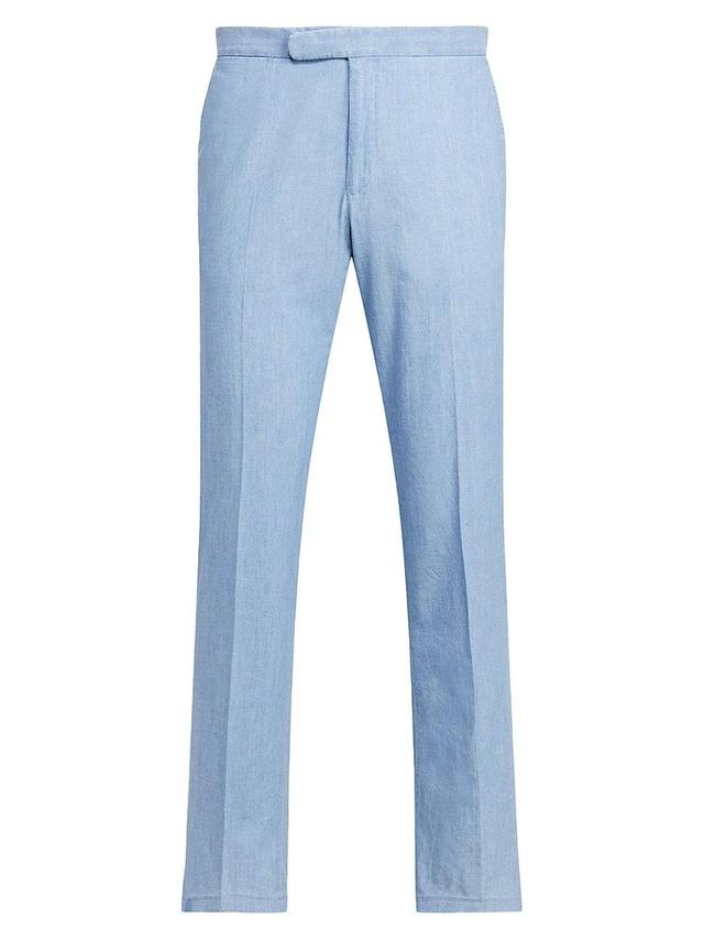 Mens Cotton Chambray Pants Product Image