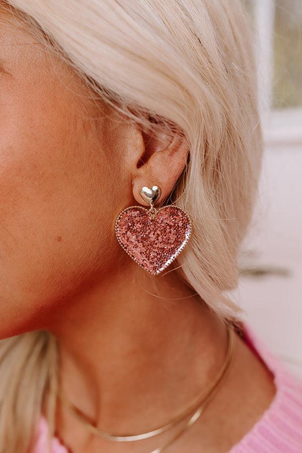 Endless Love Earrings In Pink Product Image