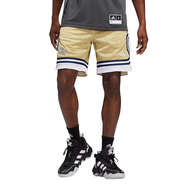 Mens adidas Georgia Tech Yellow Jackets Swingman AEROREADY Basketball Shorts Product Image