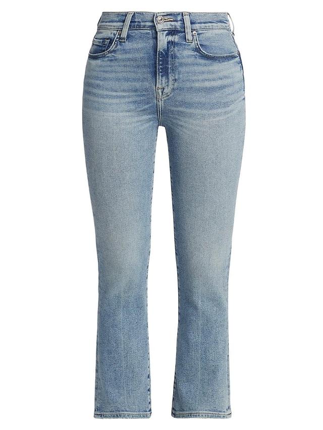 7 For All Mankind Josefina High Waist Ankle Boyfriend Jeans Product Image