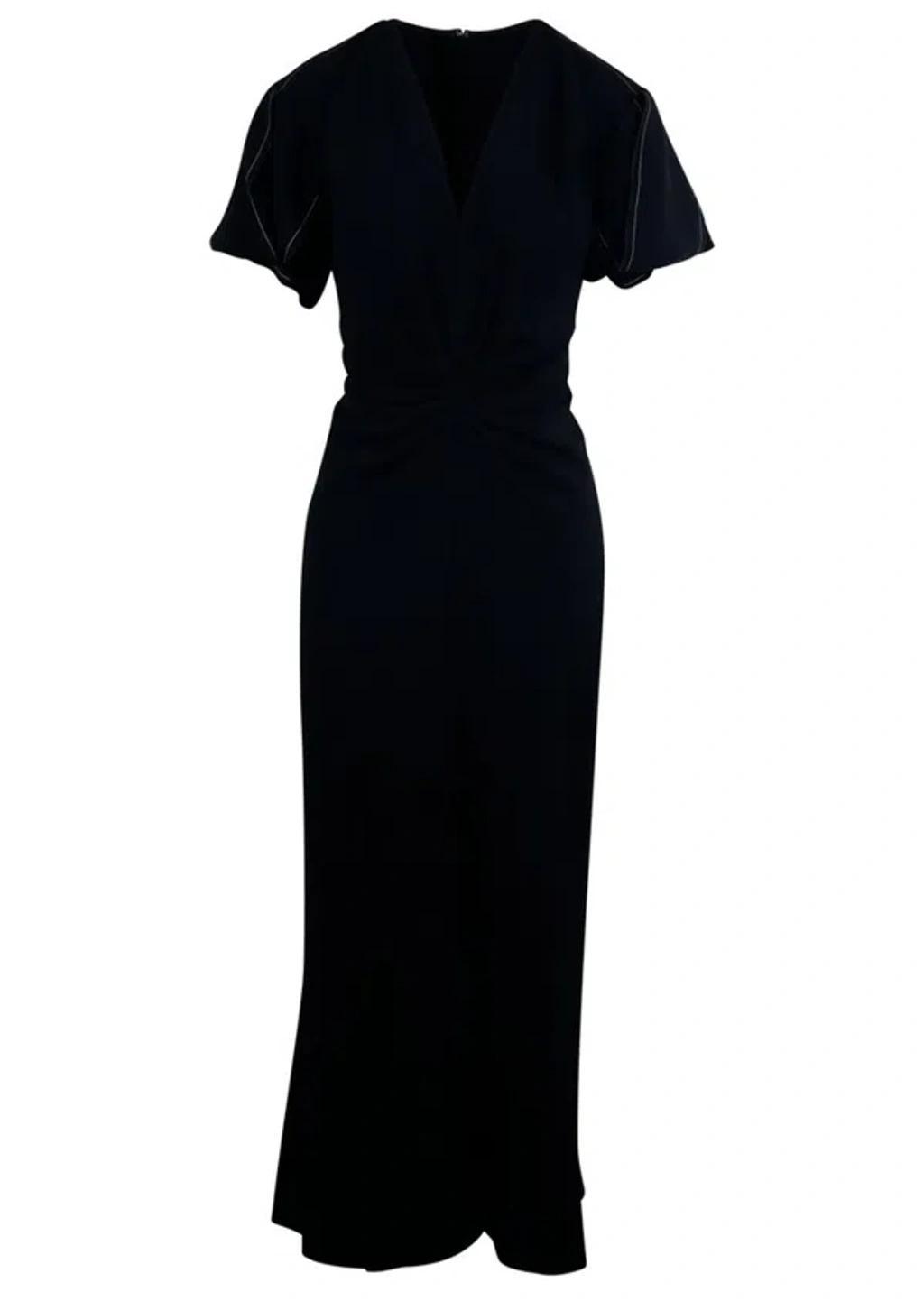 VICTORIA BECKHAM Gathered V In Black product image