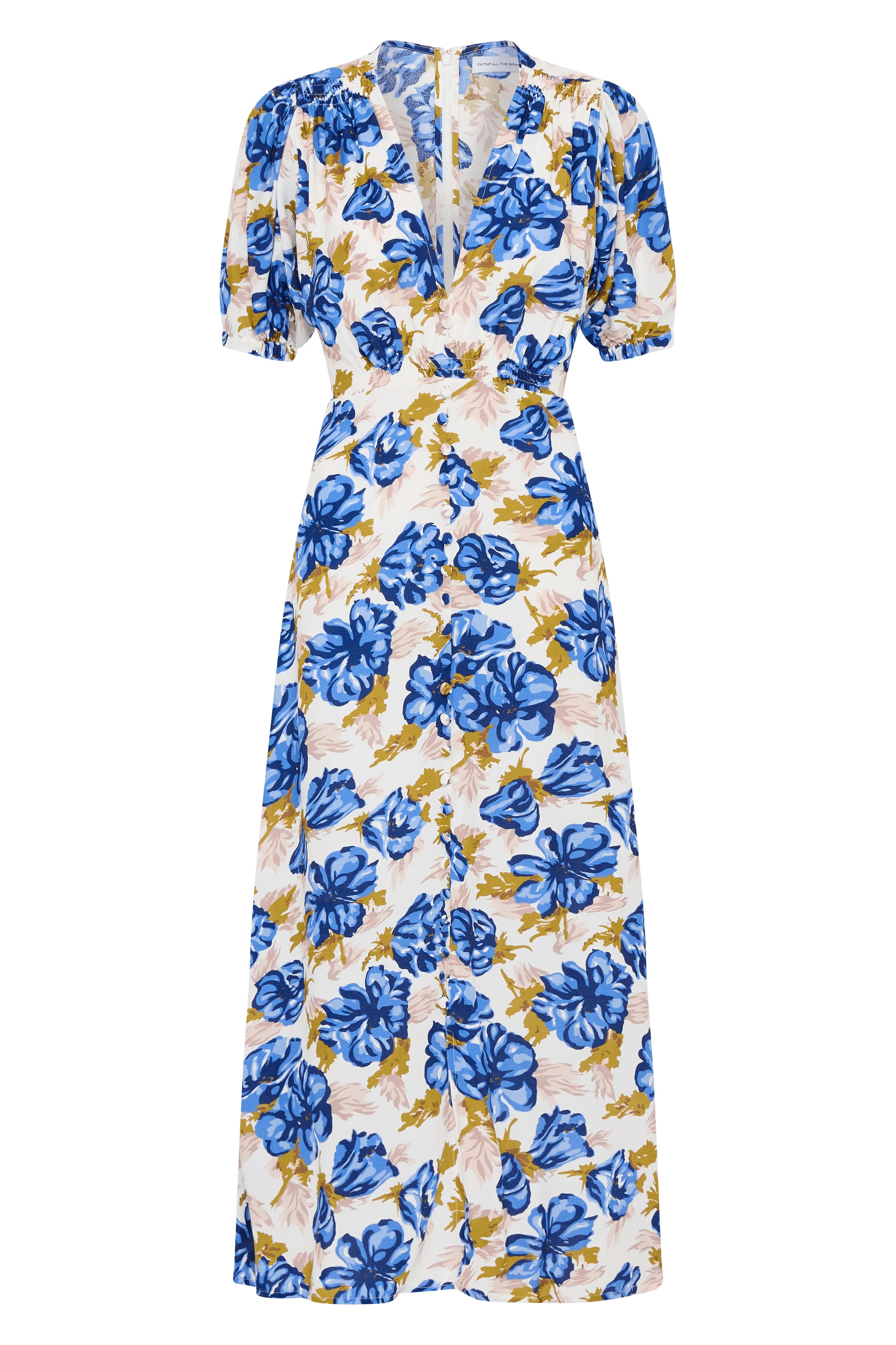 Bellavista Midi Dress Isadora Floral Navy - Final Sale Product Image