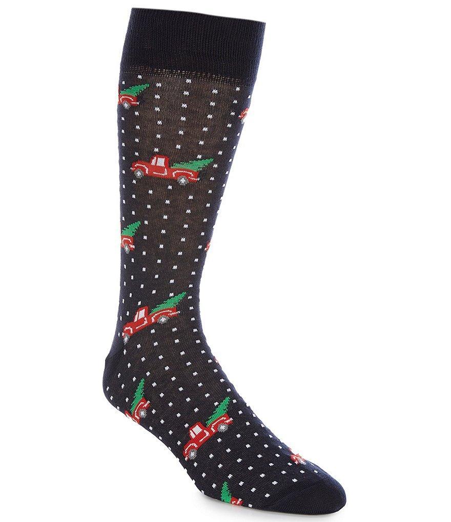 Cremieux Christmas Truck Crew Dress Socks Product Image