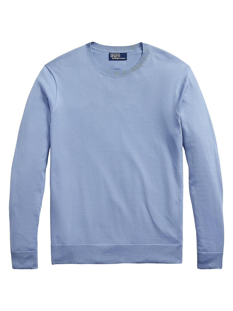 Mens Cotton Crewneck Sweater Product Image