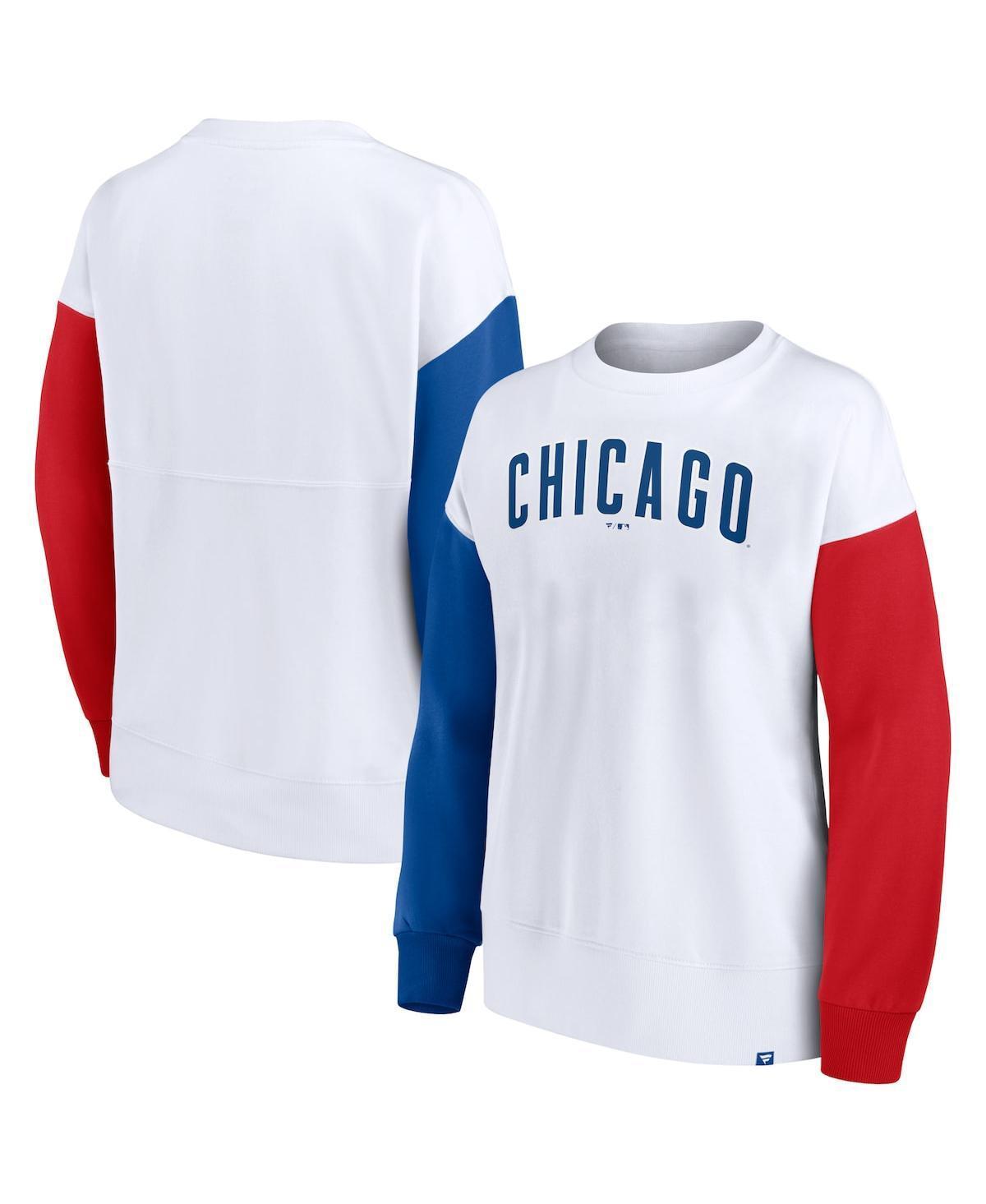 Womens Fanatics Branded Chicago Cubs Series Pullover Sweatshirt Product Image