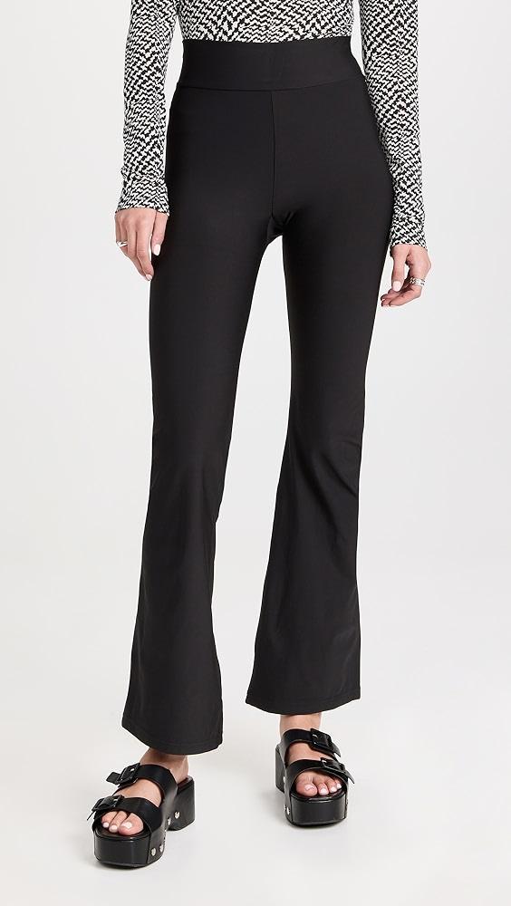 Plush Fleece-Lined Flare Leggings | Shopbop Product Image