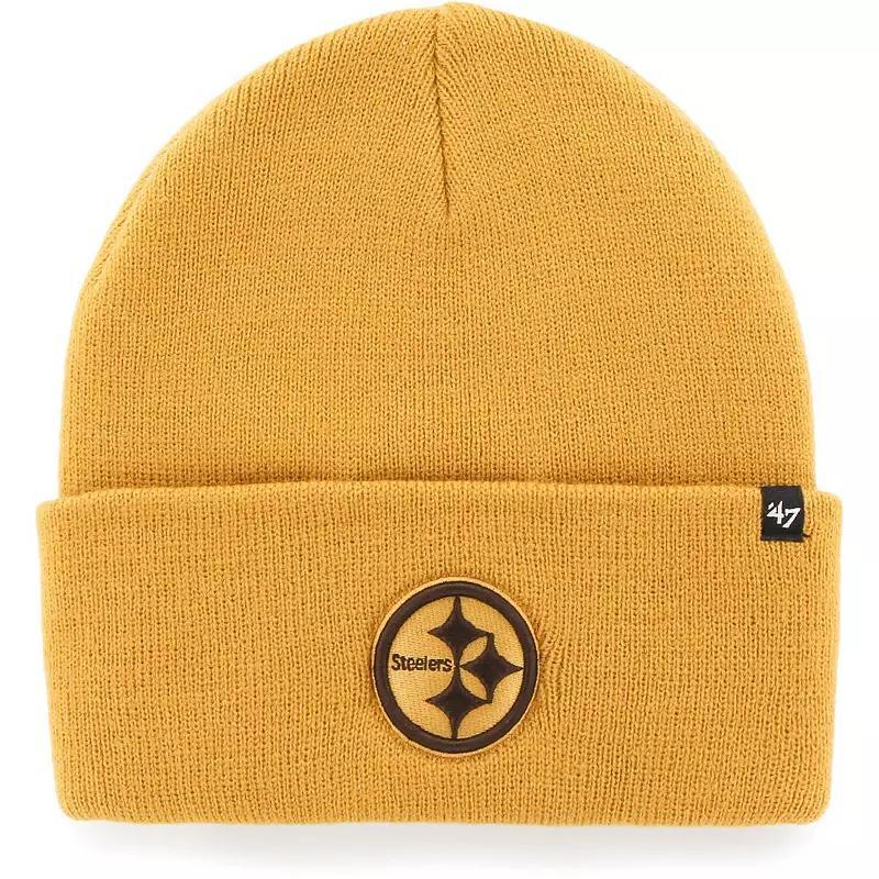 Womens 47 Pittsburgh Steelers Haymaker Cuffed Knit Hat Product Image