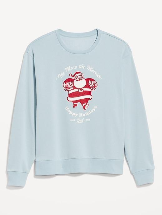 Holiday-Graphic Sweatshirt Product Image