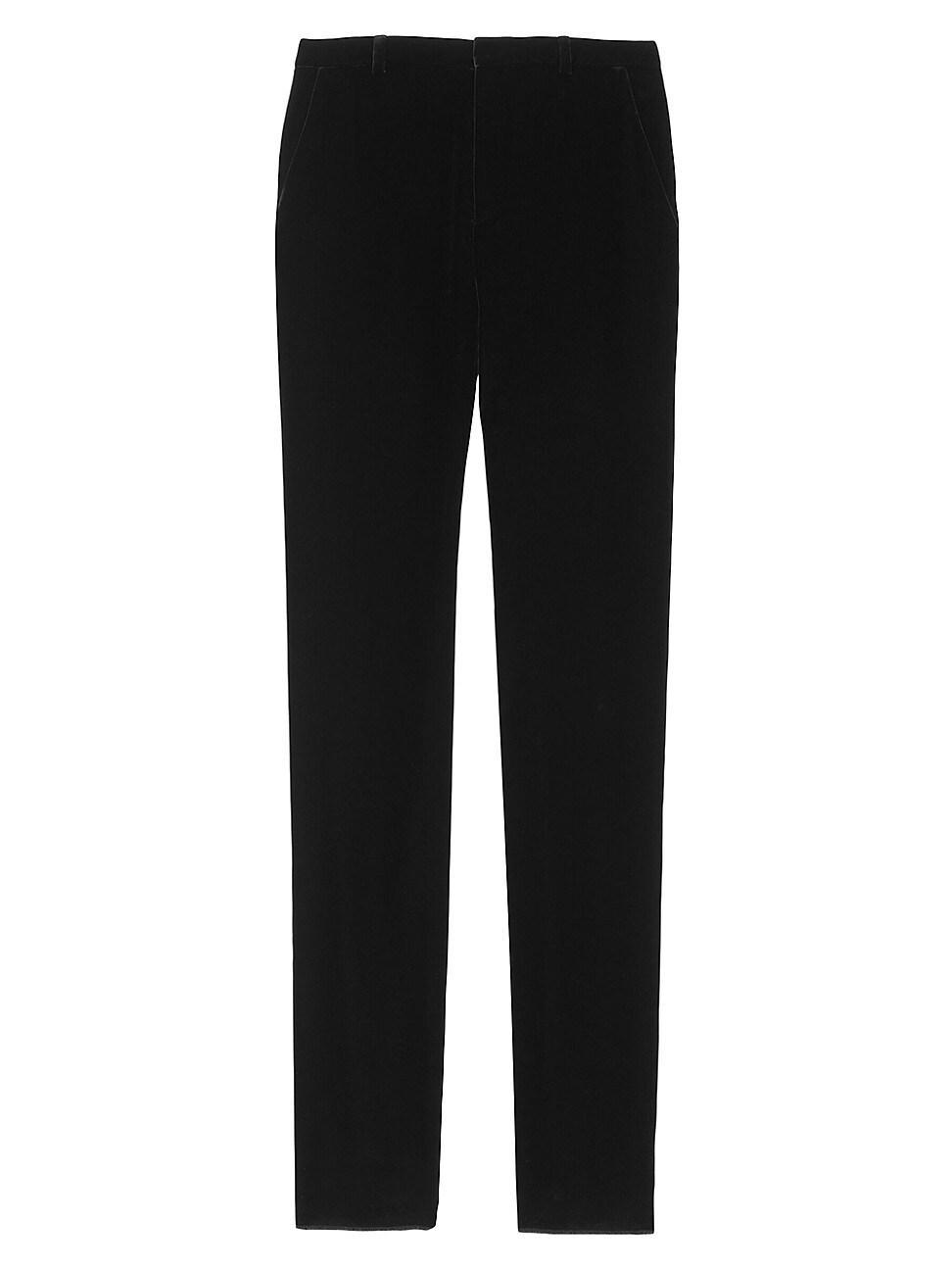 Mens High-Waisted Pants in Velvet Product Image