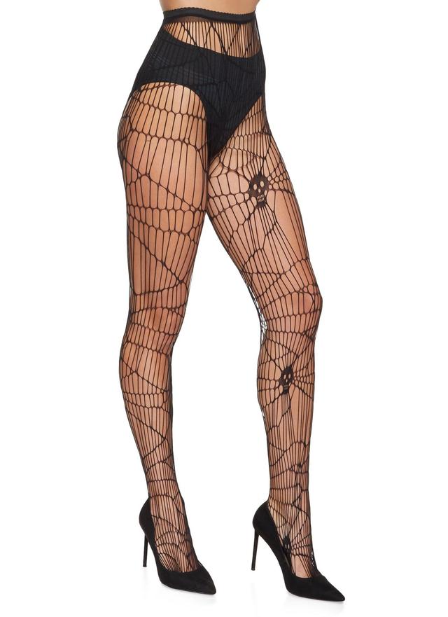 Patterned Detail Fishnet Tights Female Product Image