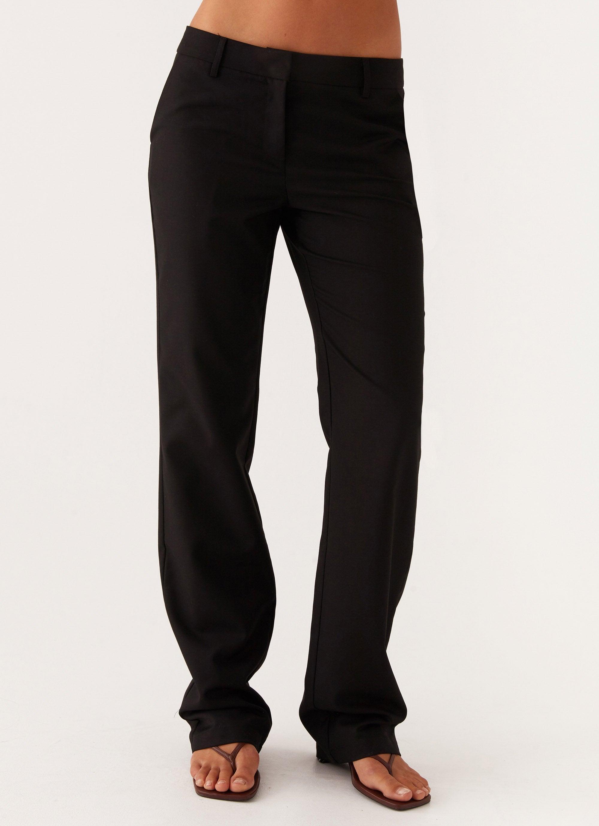 Britley Fitted Trouser - Black Product Image