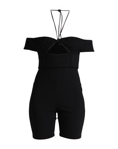 SAINT LAURENT Woman Jumpsuit Black Size 10 Wool, Elastane, Polyamide, Acetate, Viscose Product Image