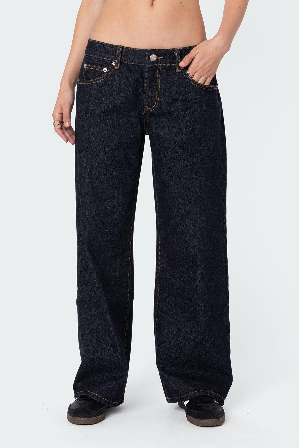 Petite Raelynn Washed Low Rise Jeans product image