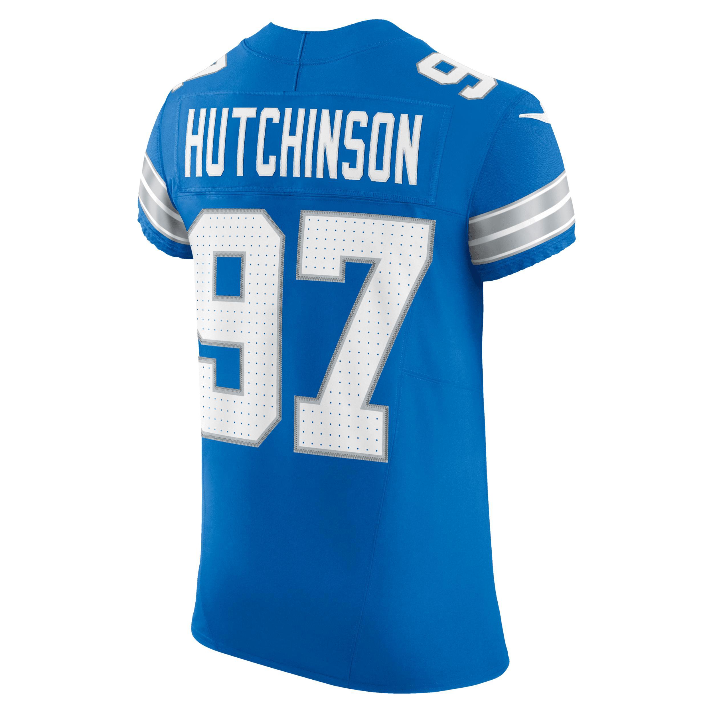 Aidan Hutchinson Detroit Lions Nike Men's Dri-FIT NFL Elite Football Jersey Product Image