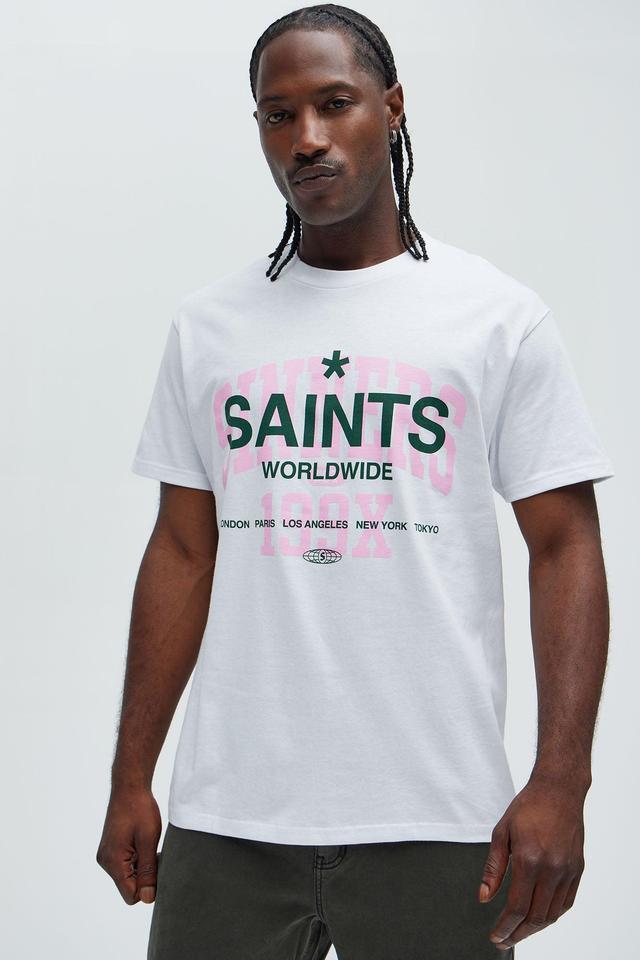 Saints And Sinners Worldwide 199X Short Sleeve Tee - White Product Image