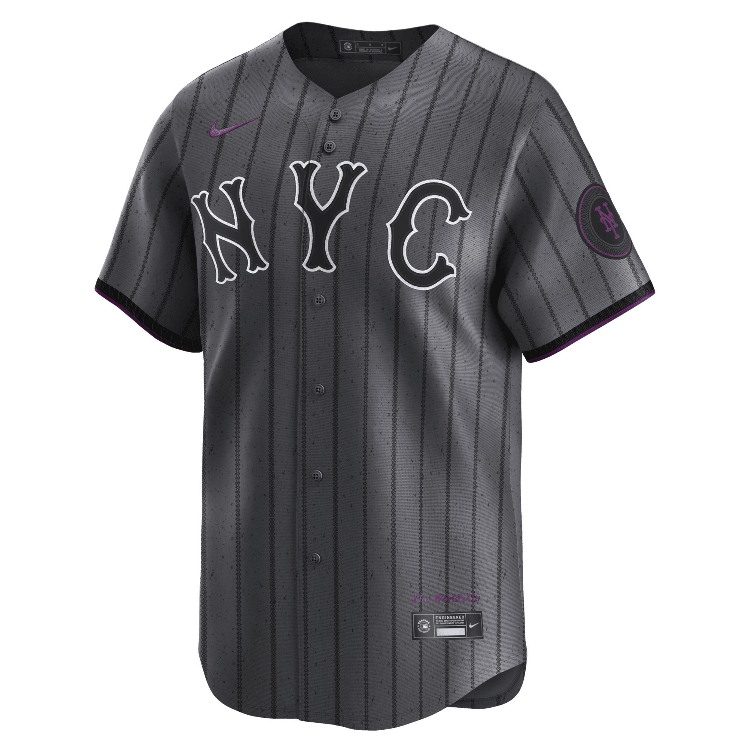 Francisco Lindor New York Mets City Connect Nike Mens Dri-FIT ADV MLB Limited Jersey Product Image