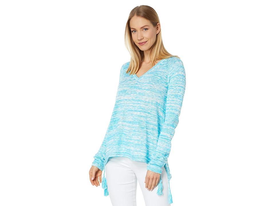 Lilly Pulitzer Jody V-Neck Sweater (Amalfi Marl) Women's Clothing Product Image