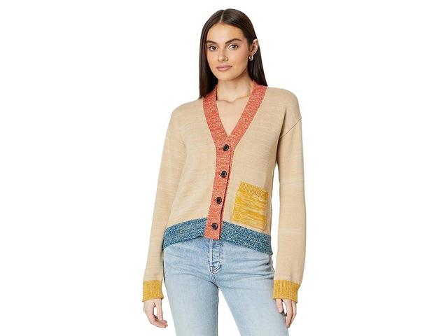 Pendleton Silvie Colorblock Cardigan (Irish Cream Multi) Women's Sweater Product Image