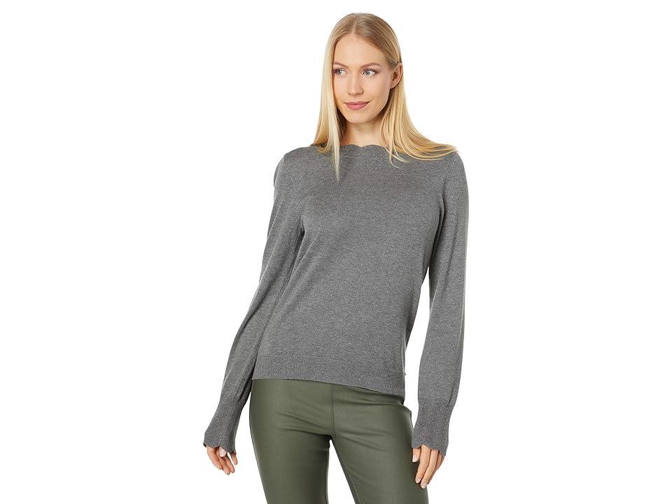 Hatley Alice Sweater (Charcoal) Women's Clothing Product Image