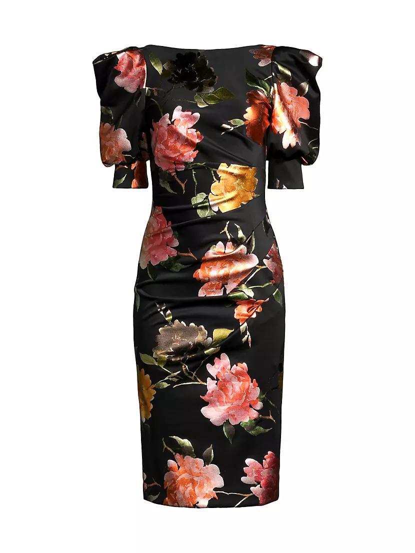 Zella Floral Sheath Cocktail Dress Product Image