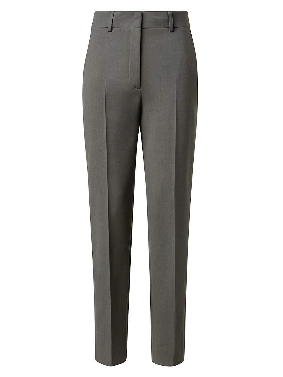 Womens Ferry Virgin Wool-Blend Tapered Pants Product Image