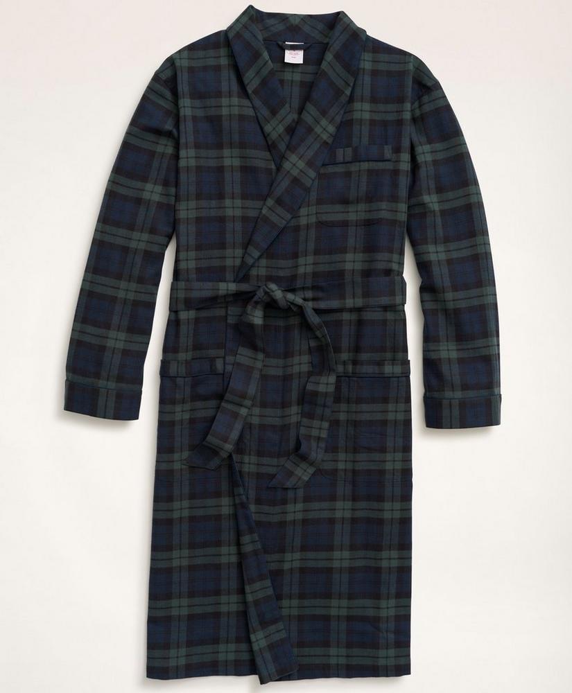 Cotton Flannel Black Watch Robe Product Image