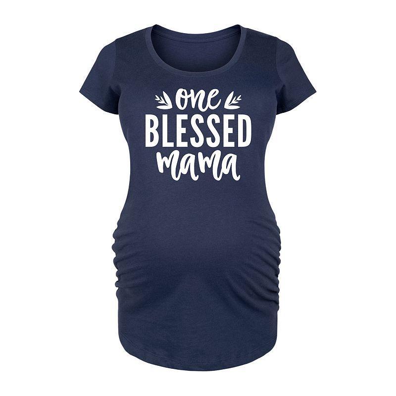 Maternity One Blessed Mama Graphic Tee, Womens Product Image