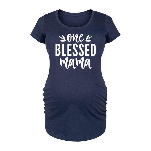 Maternity One Blessed Mama Graphic Tee, Womens Product Image