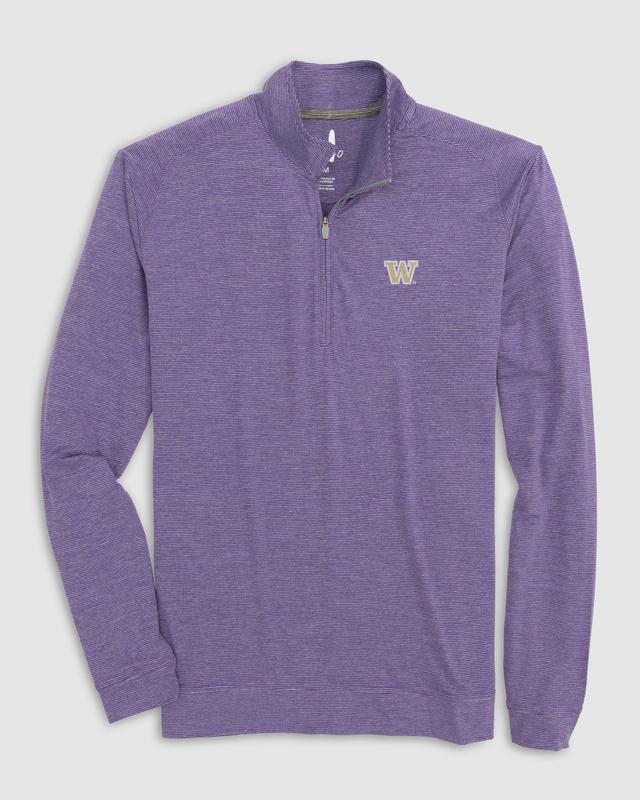 Washington Vaughn Striped Performance 1/4 Zip Product Image