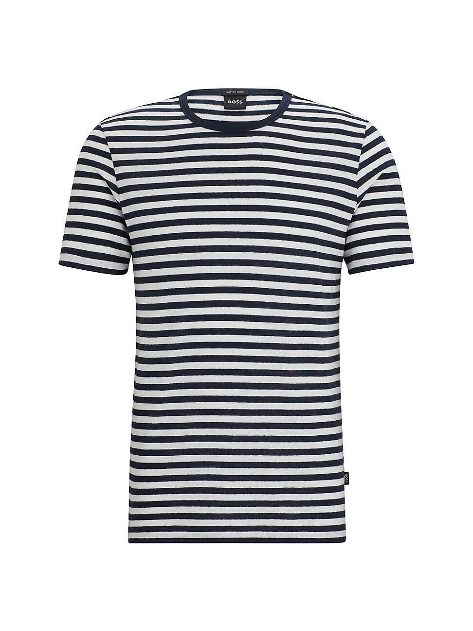 Boss by Hugo Boss Mens Horizontal-Stripe T-shirt Product Image