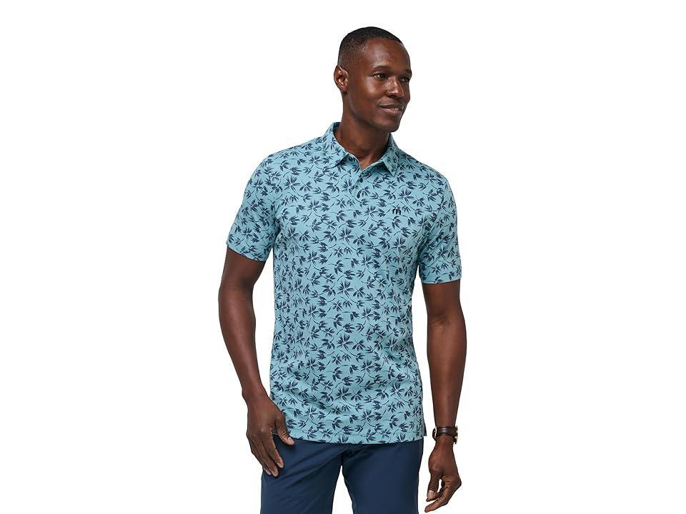 TravisMathew Featherweight Jungle (Cameo) Men's Short Sleeve Knit Product Image