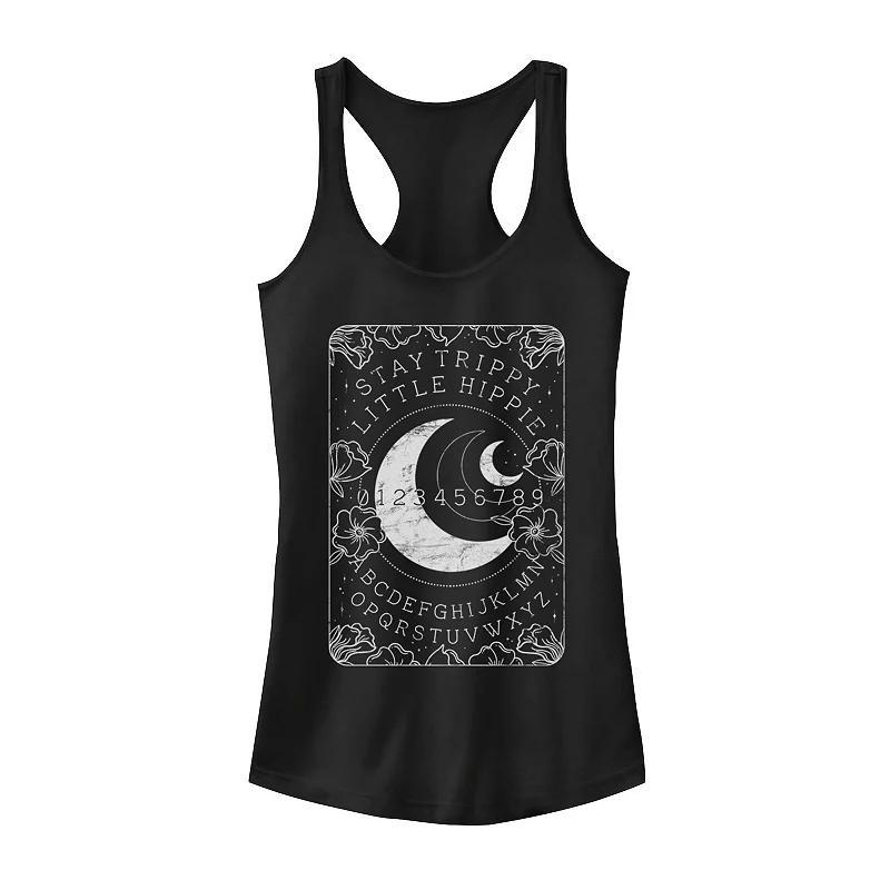 Juniors Hamsa Moon Sun Geometric Design Graphic Tank Top, Girls Blue Product Image