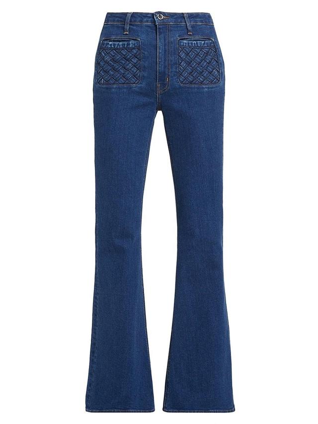 Womens Crosby Woven Pocket Mid-Rise Jeans Product Image