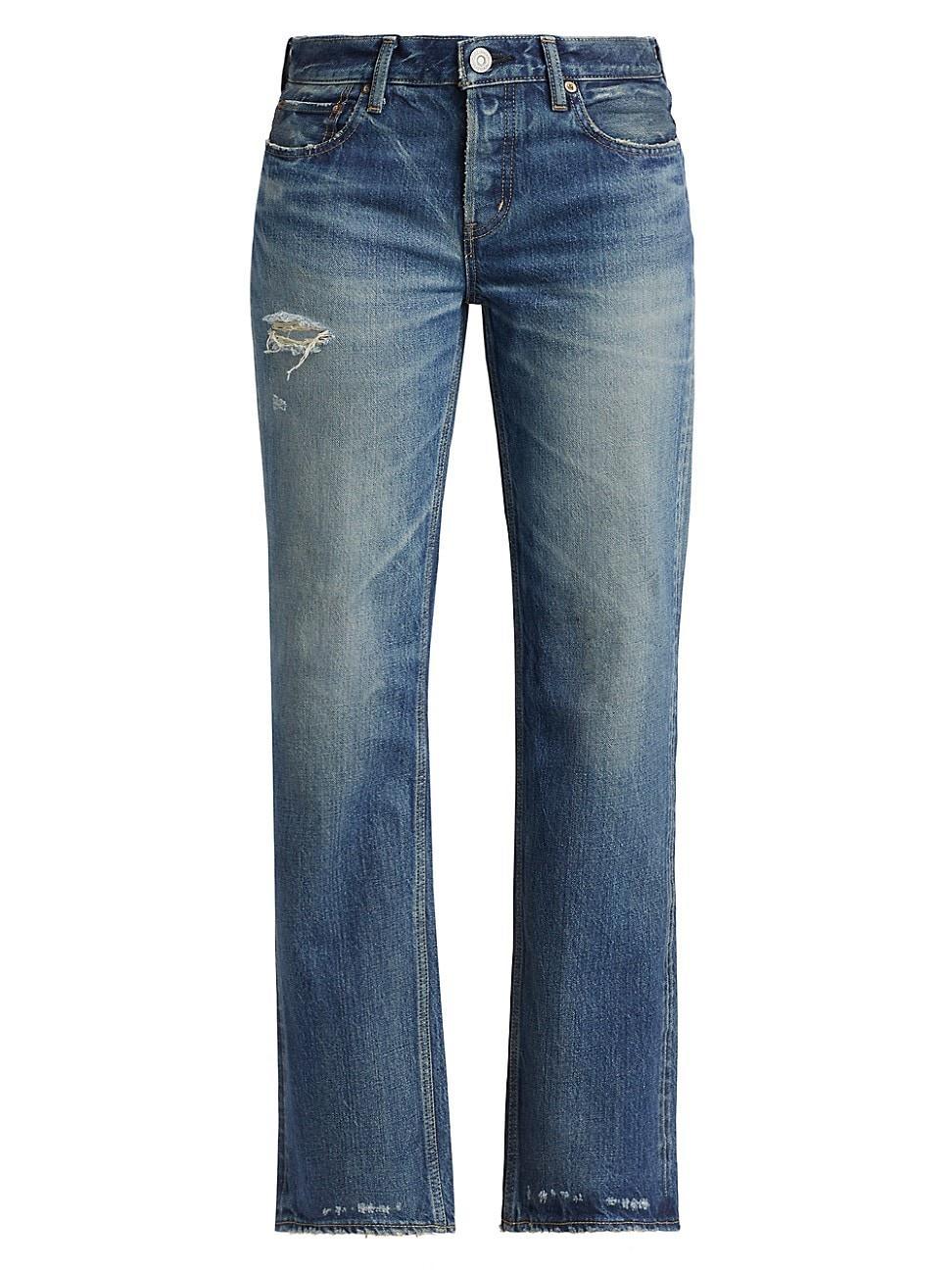 Womens Flemington Low-Rise Cropped Flare Jeans Product Image