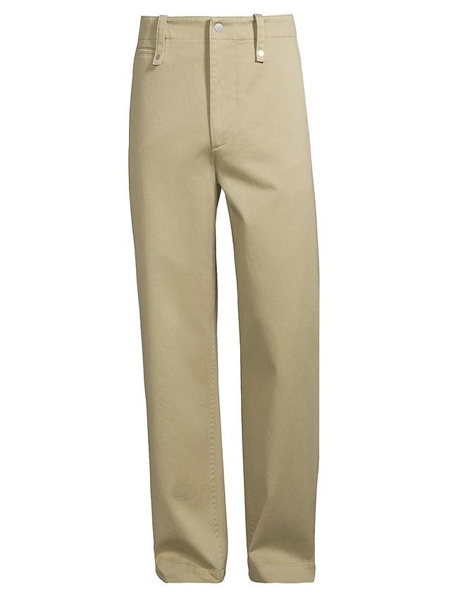 Mens Cotton Wide-Leg Pants Product Image