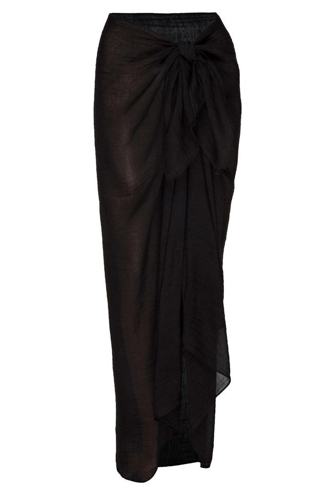 St. Tropez Sarong - Black Product Image