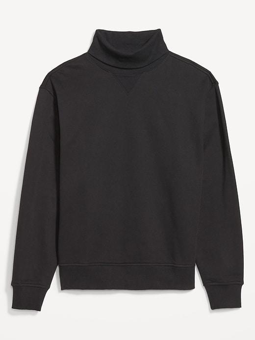 Fleece Turtleneck Sweatshirt Product Image