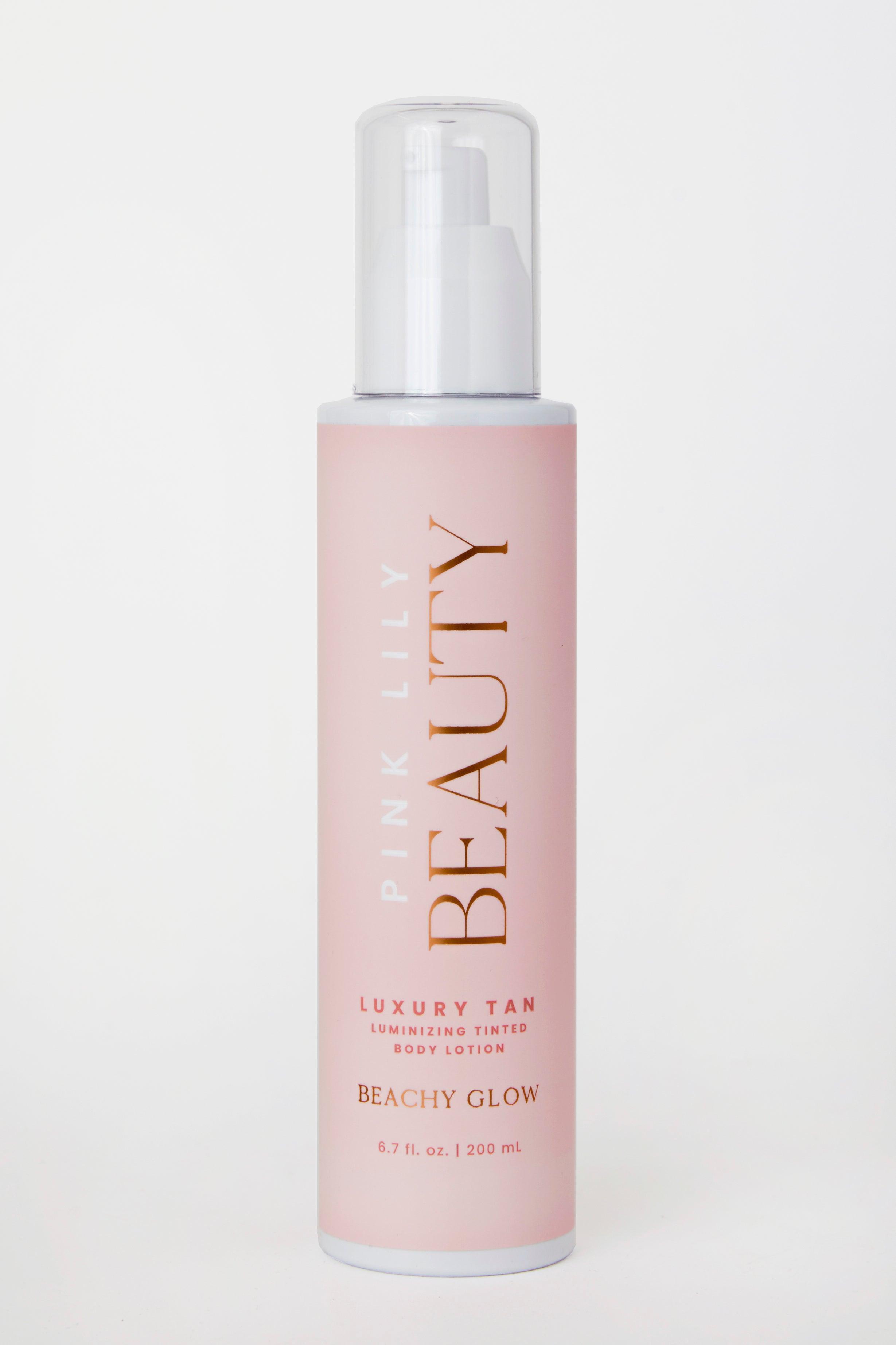 Pink Lily Luxury Tan Luminizing Body Lotion - Beachy Glow FINAL SALE Product Image