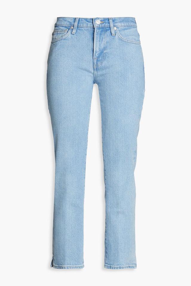 Le High Hoch Sitzende Jeans Mit Geradem Bein In Light Denim Product Image