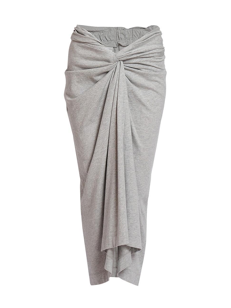 Womens Herchive Draped Jersey Skirt Product Image