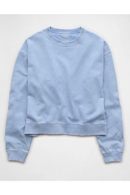 AE Cropped Crew Neck Pullover Sweatshirt Women's Product Image