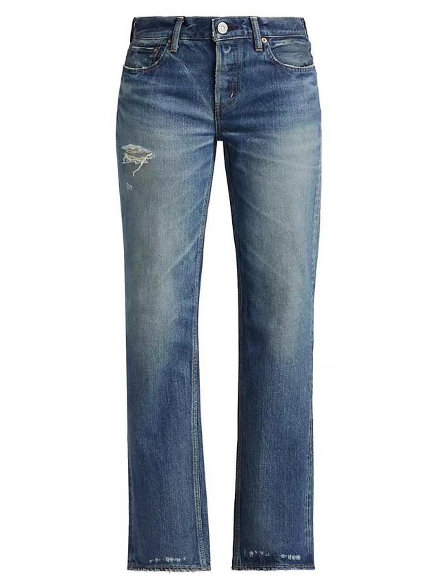 Flemington Low-Rise Cropped Flare Jeans Product Image