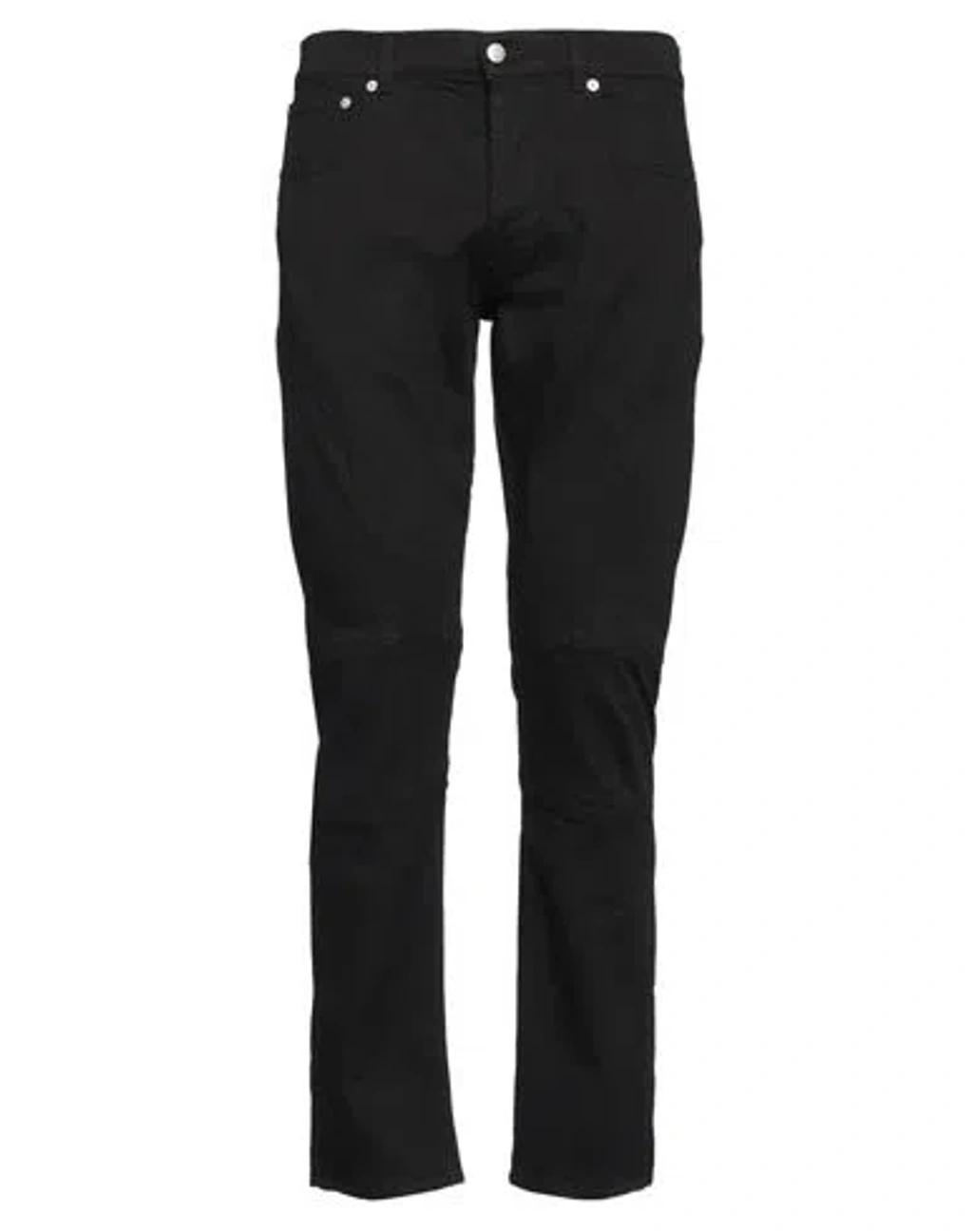 Black Mid-rise Skinny Jeans product image