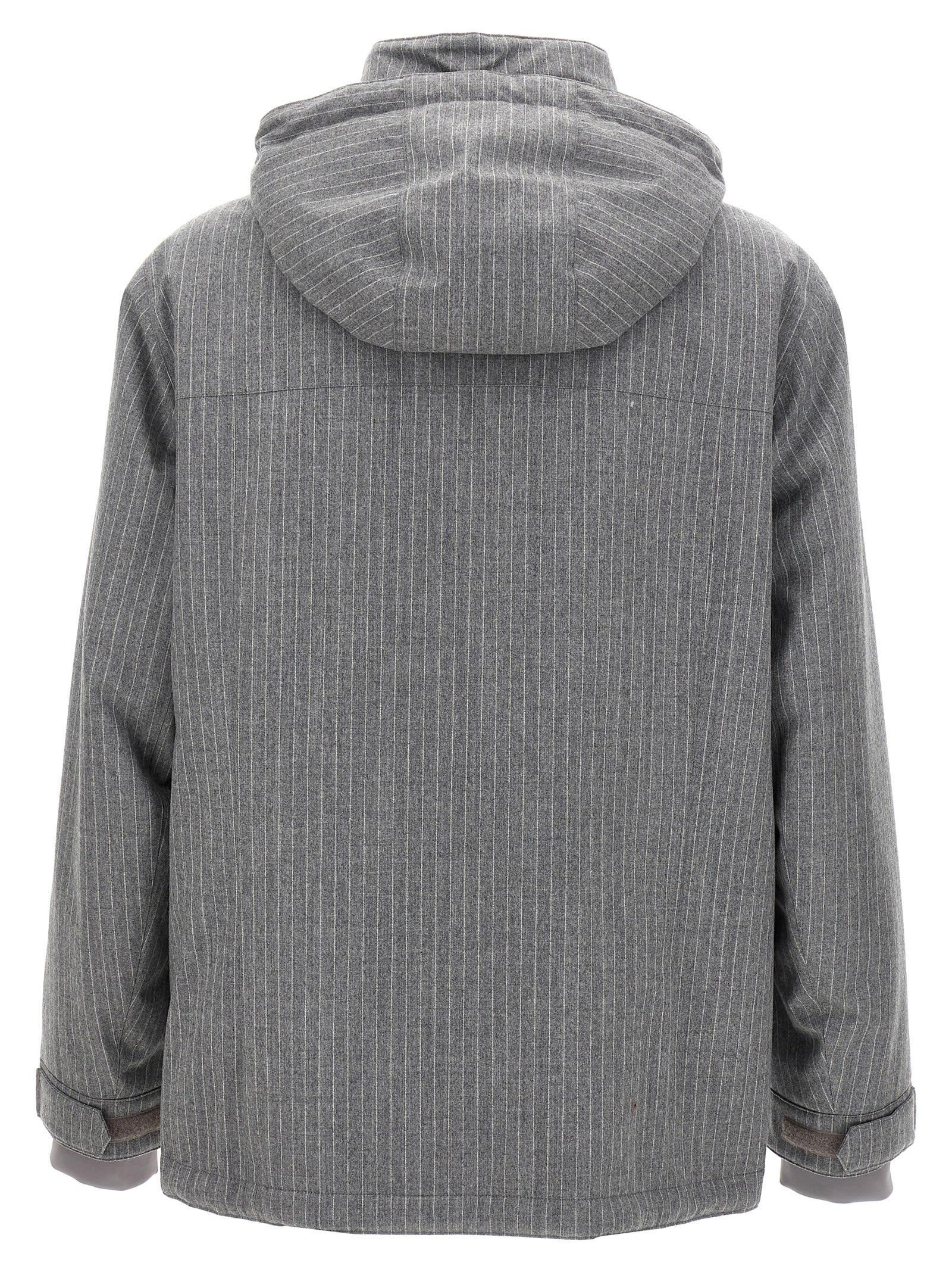 Wool Ski Jacket In Gray Product Image