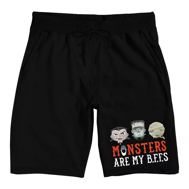 Mens Universal Monsters Sleep Shorts Product Image