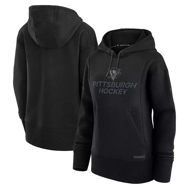 Womens Fanatics Pittsburgh Penguins Authentic Pro Road Pullover Hoodie Product Image