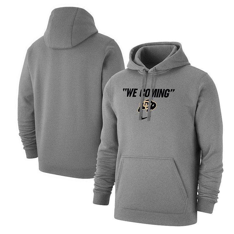 Mens Nike Heather Gray Colorado Buffaloes We Coming Pullover Hoodie Product Image