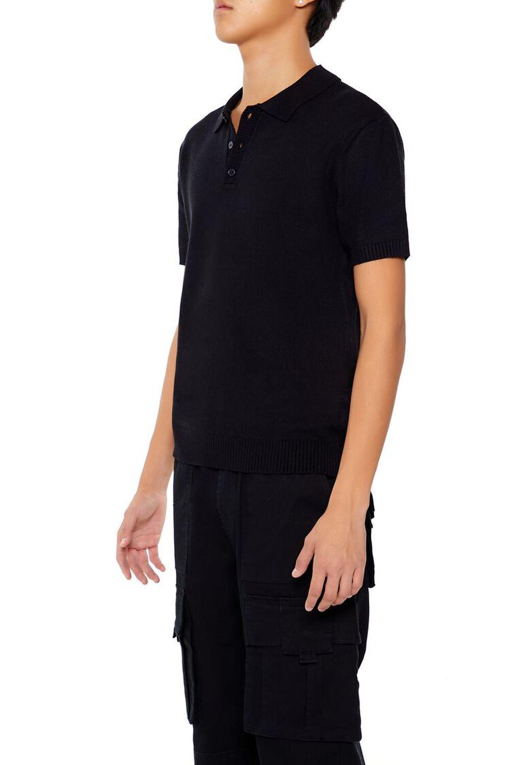 Sweater-Knit Polo Shirt | Forever 21 Product Image