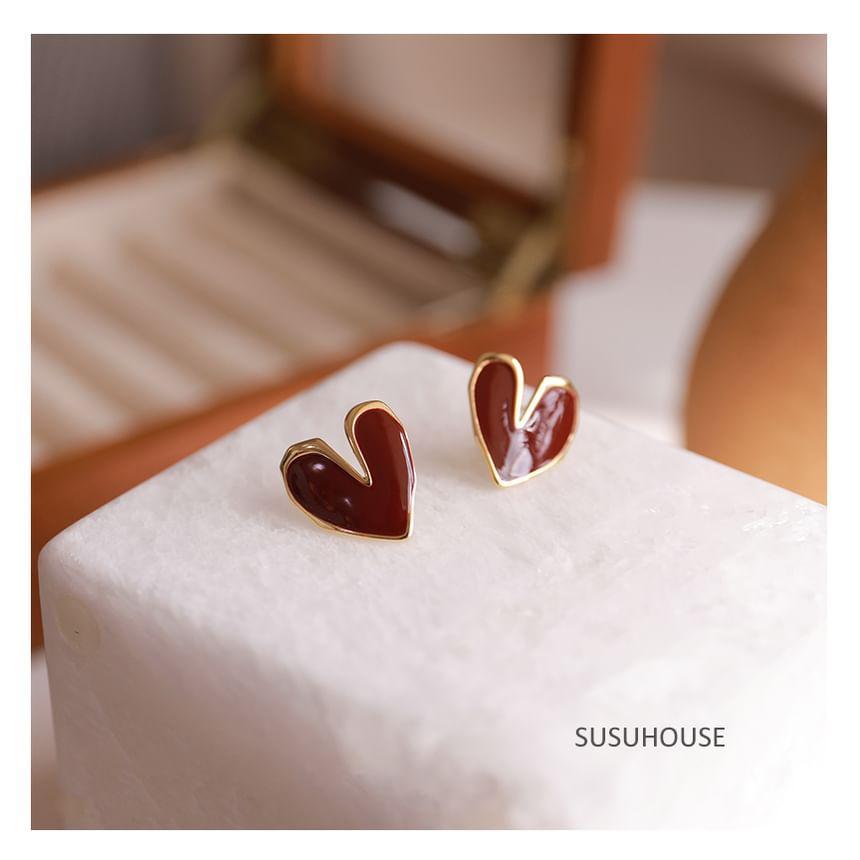 Heart-Shaped Clip-On Earring Product Image